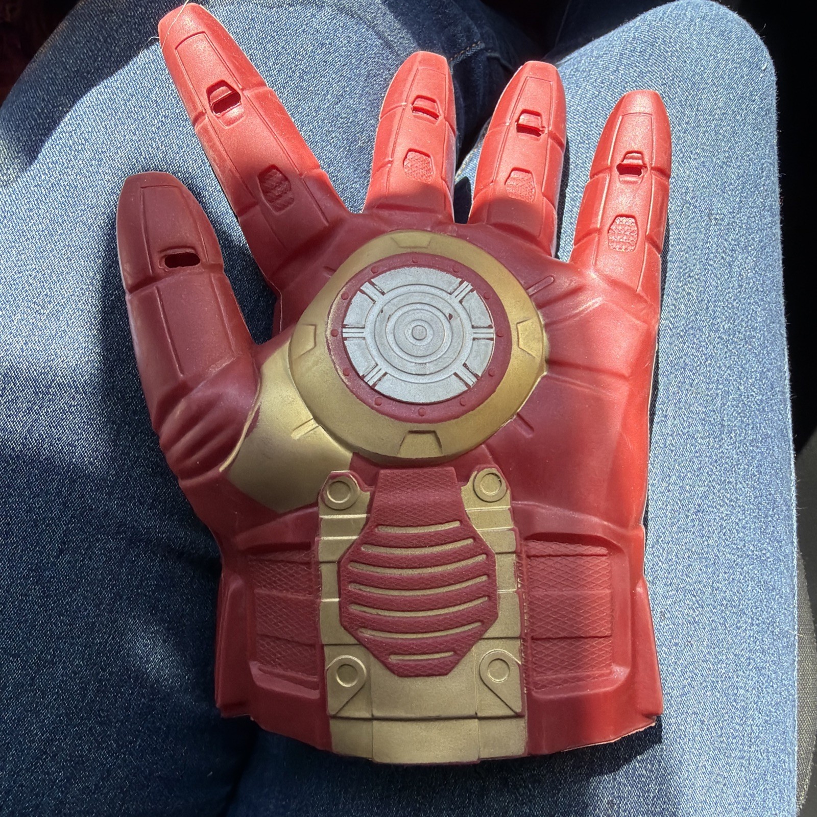 Iron Man Repulsor Gloves Set – Marvel Superhero Toy – Used Good Condition