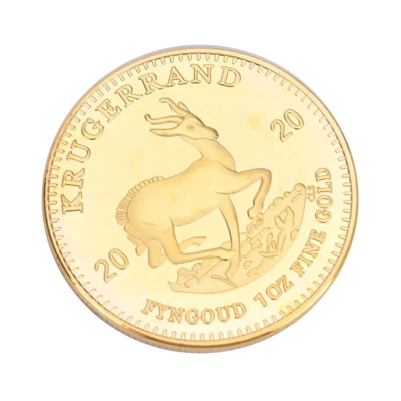 1PC 1974/1978/2021 South African Gold Krugerrand Coin 4cm Gold Coin Replica.