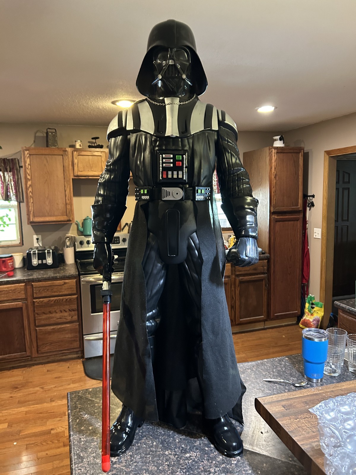 Star Wars Jakks Pacific 48&Prime; Darth Vader Battle Buddy! Very Cool! voice works!