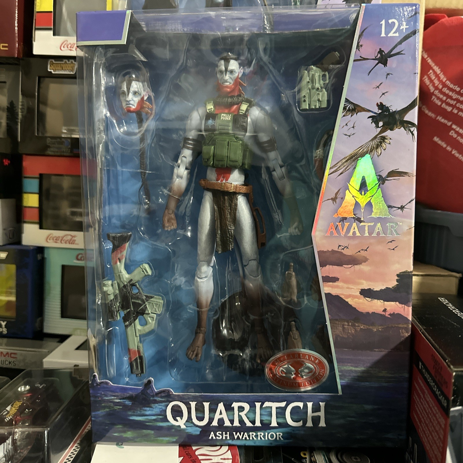 Avatar McFarlane Collector Edition Red Platinum Quaritch 7&Prime;