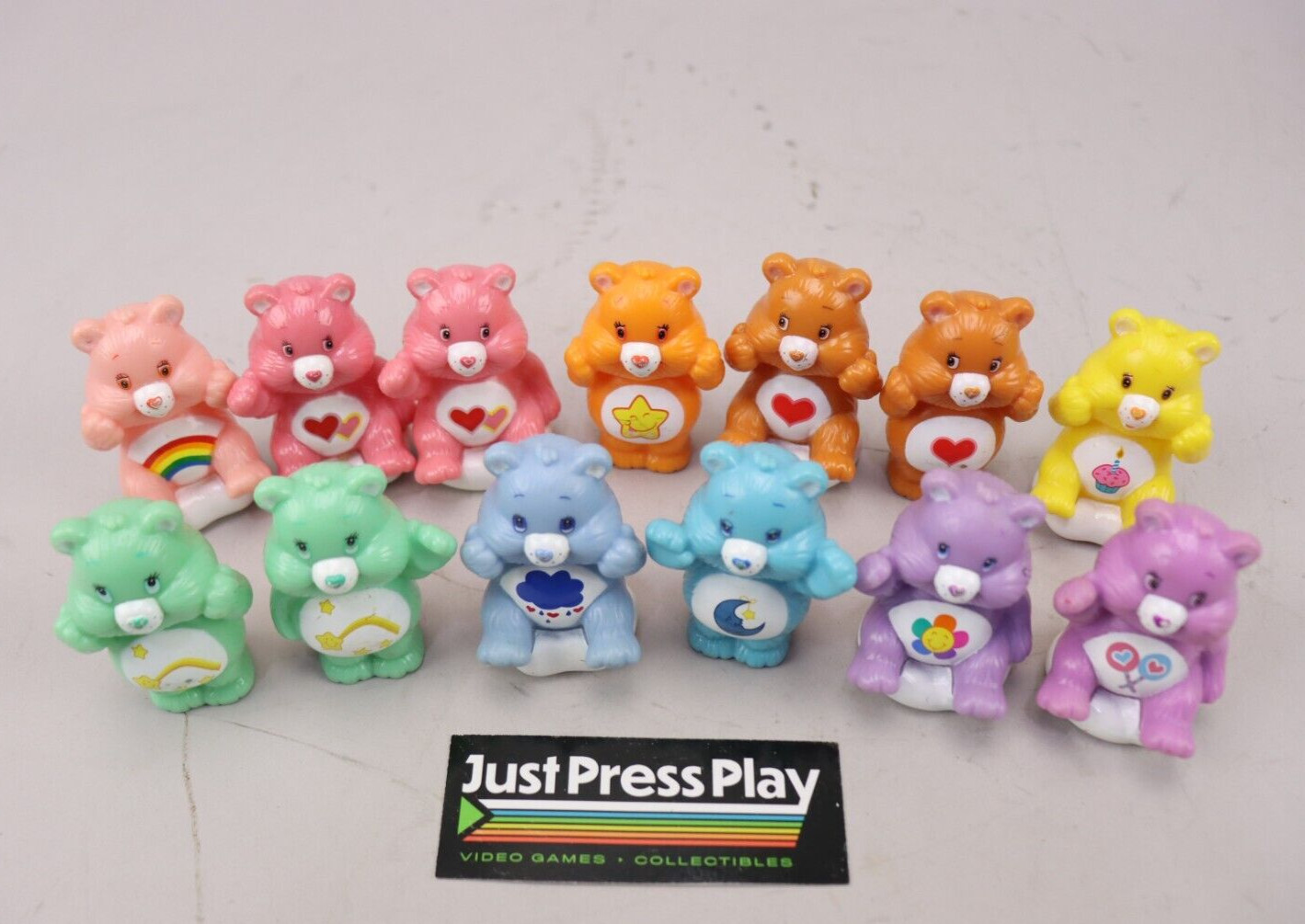 Lot of 13 TCFC 2.5&Prime; PVC Care Bear Figures Cake Topper Toys