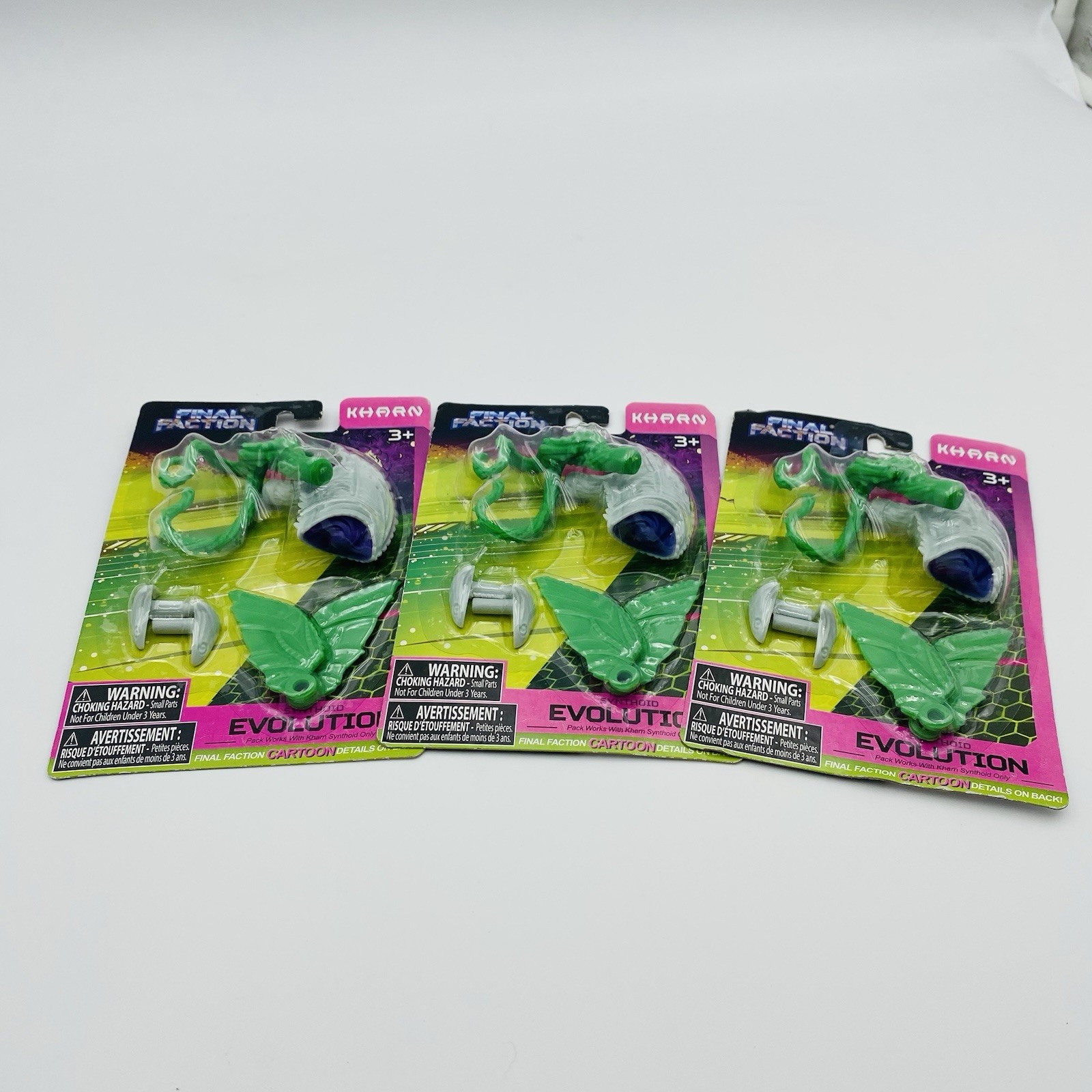 Final Faction Evolution Kharn Synthoid Action Figure Accessory Pack Lot – Sealed