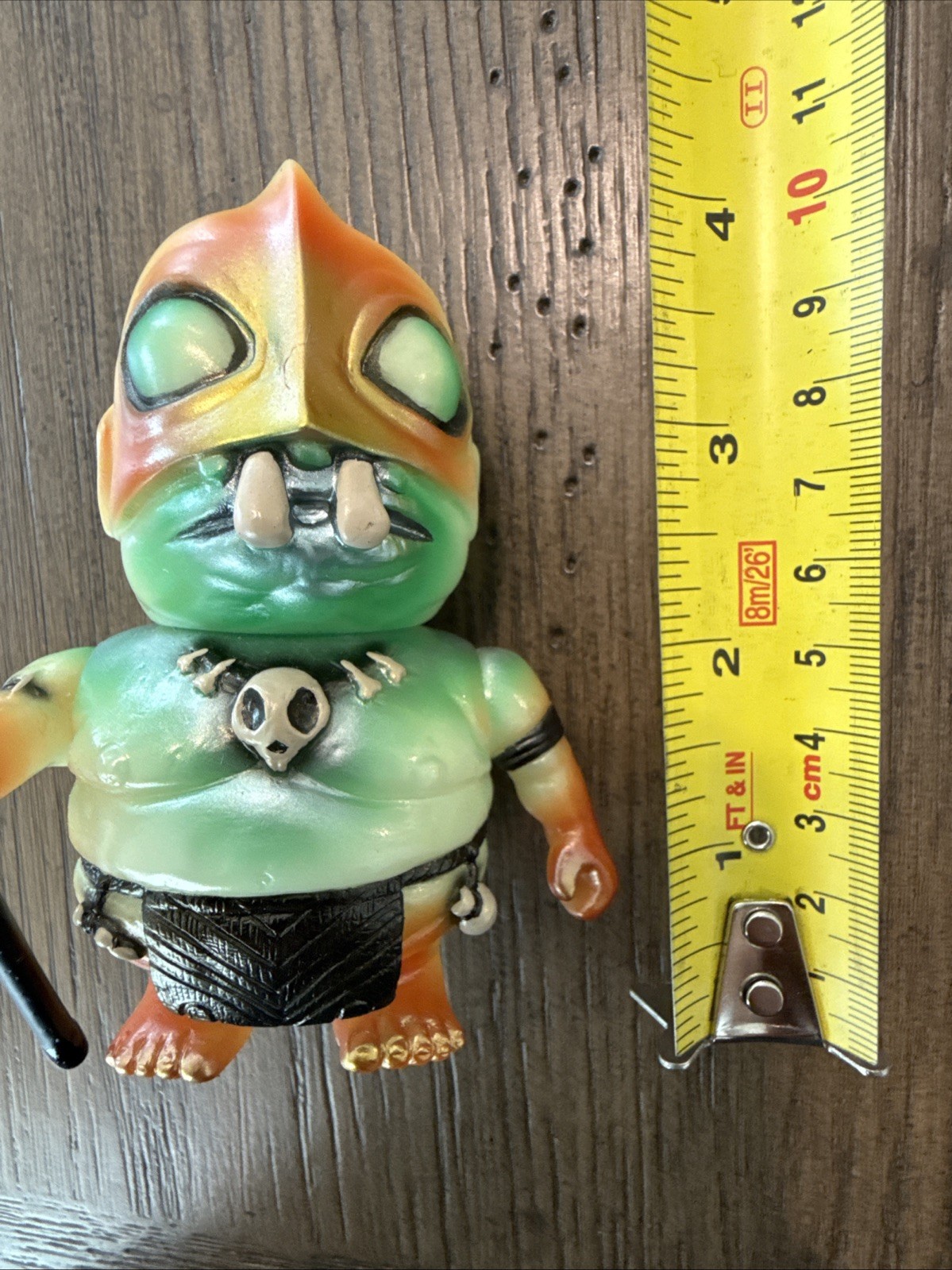 Sofubi Soft Vinyl Atomica Exotica Glowing Head Designer Art Medicom Kaiju Toy