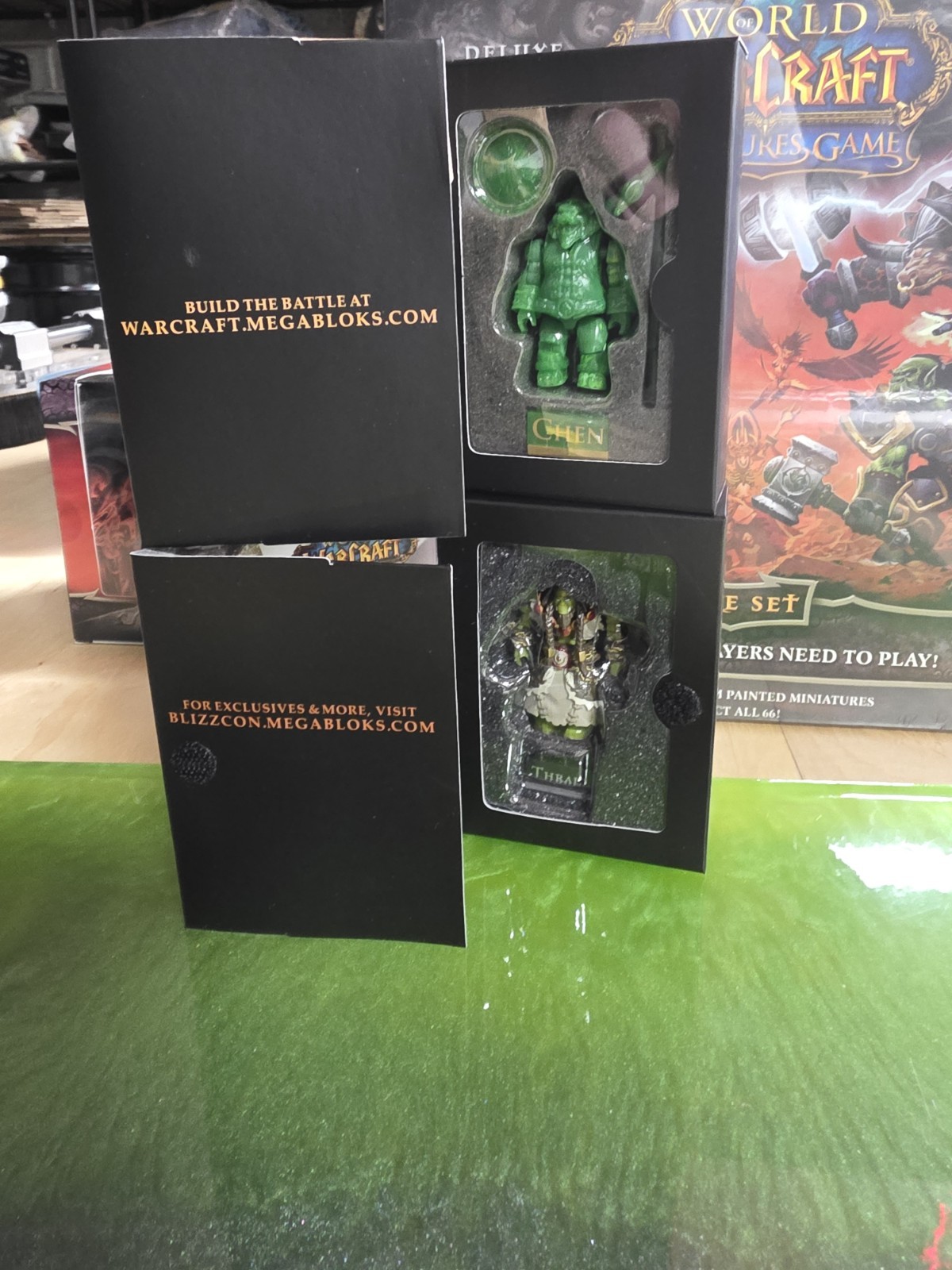 BlizzCon 2011 Exclusive THRALL AND CHEN STORMSTOUT MEGA BLOKS WORLD OF WARCRAFT