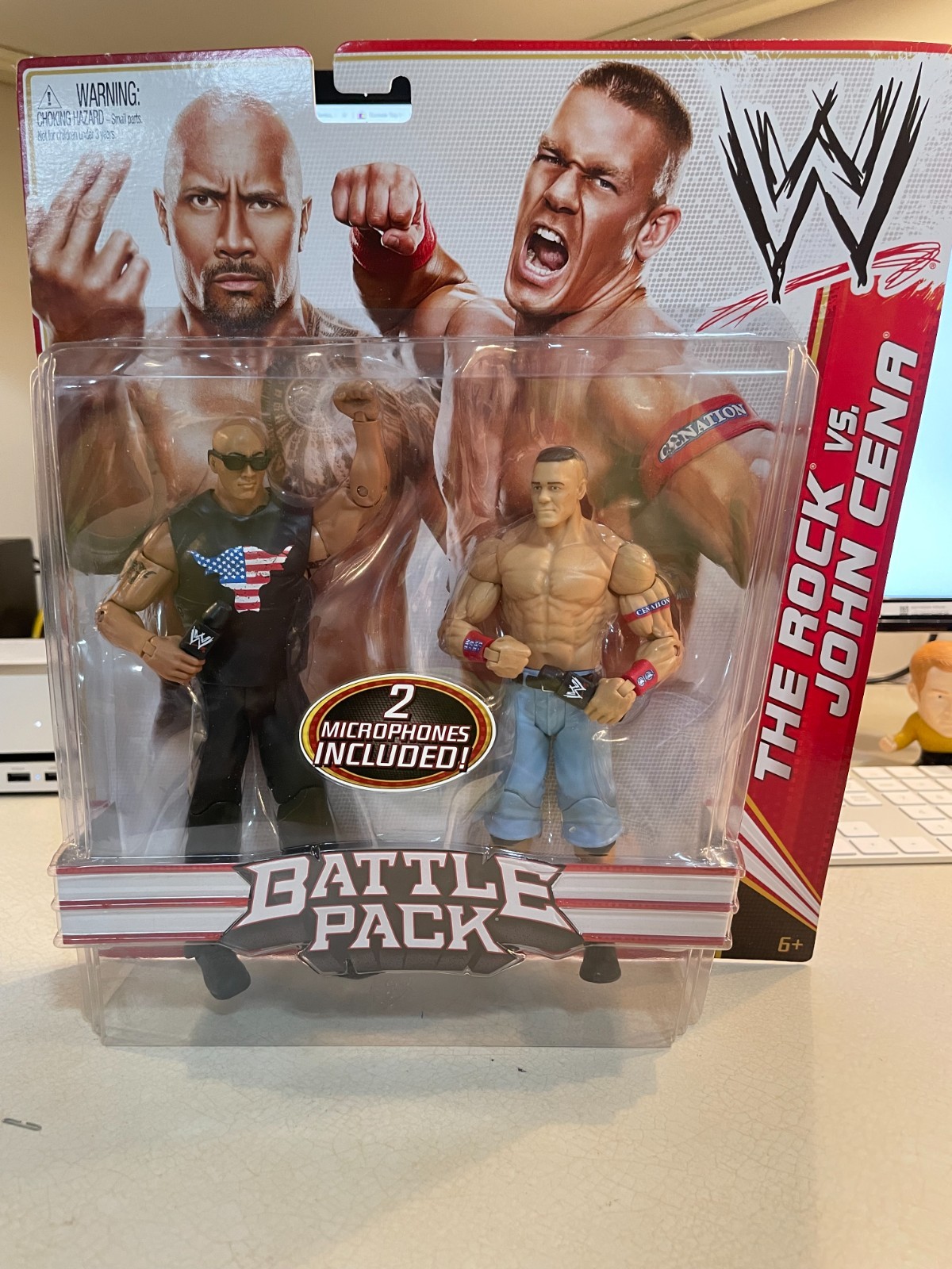 WWE 2011 Mattel Action Figure Battle Pack The Rock vs. John Cena 2 Pack