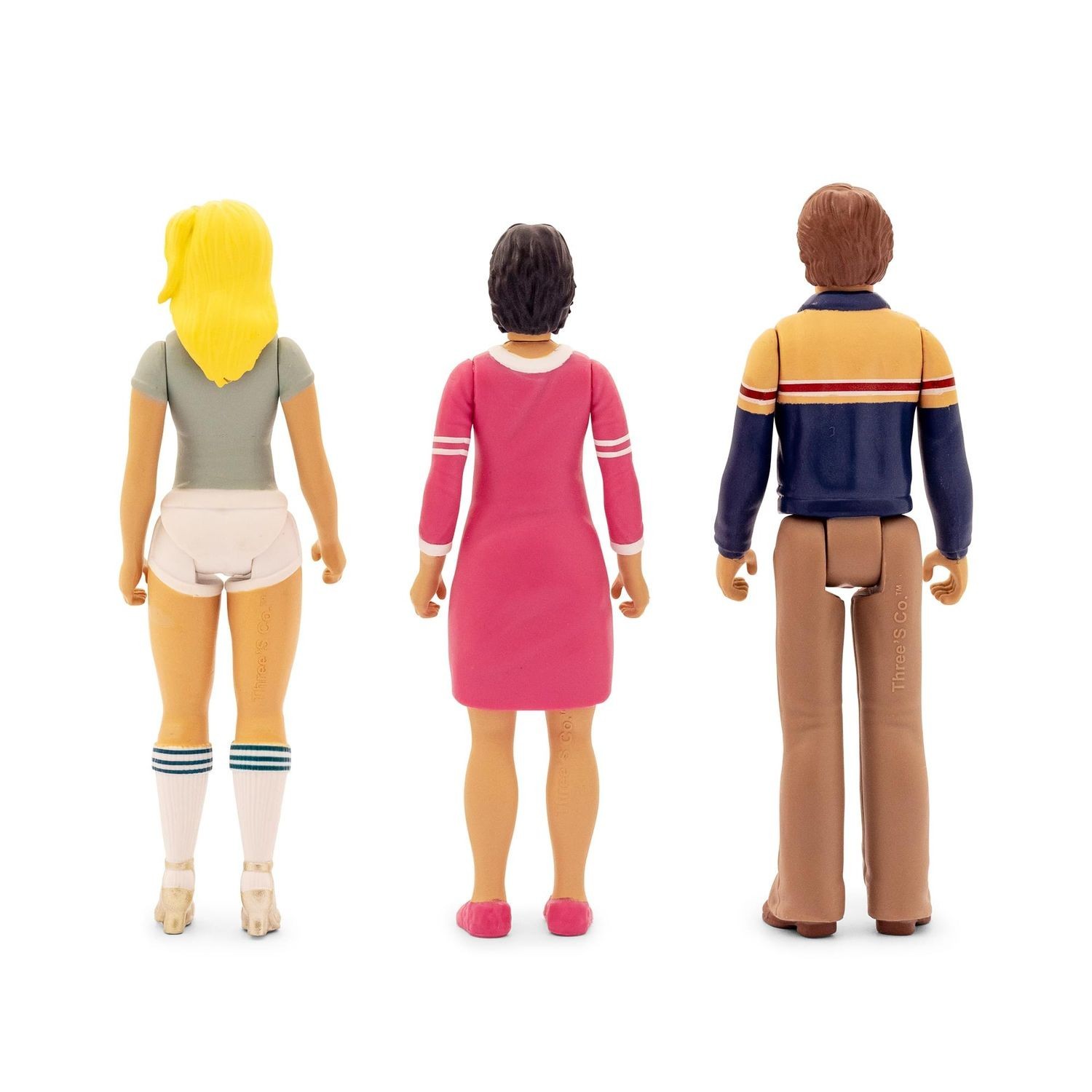 Three&rsquo;s Company 3.75&Prime;H Action Figures 2025 SDCC Exclusive Set of 3 MINT IN BOX