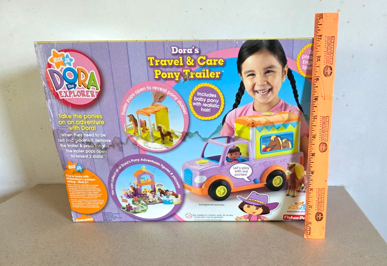 2006 Dora The Explorer Special Edition Travel Care Trailer Fisher Price