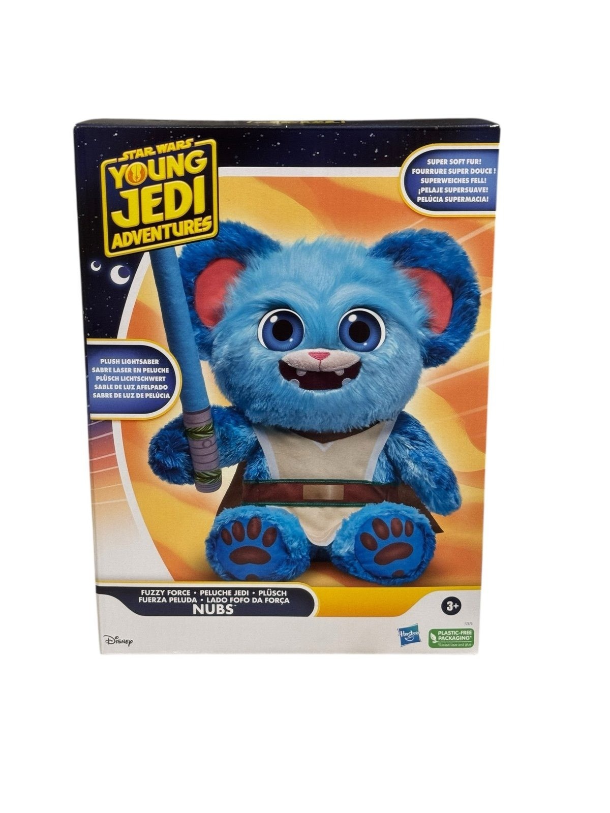 Star Wars Young Jedi Adventures Nubs Fuzzy Force Plush 12 Inch by Hasbro Disney