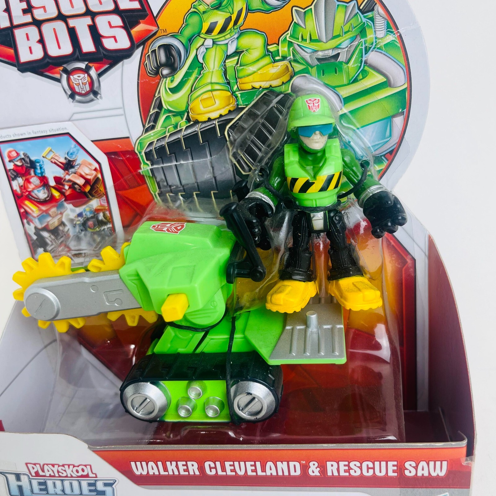 2010 Transformers Rescue Bot Walker Cleveland & Rescue Saw Hasbro Playskool NEW