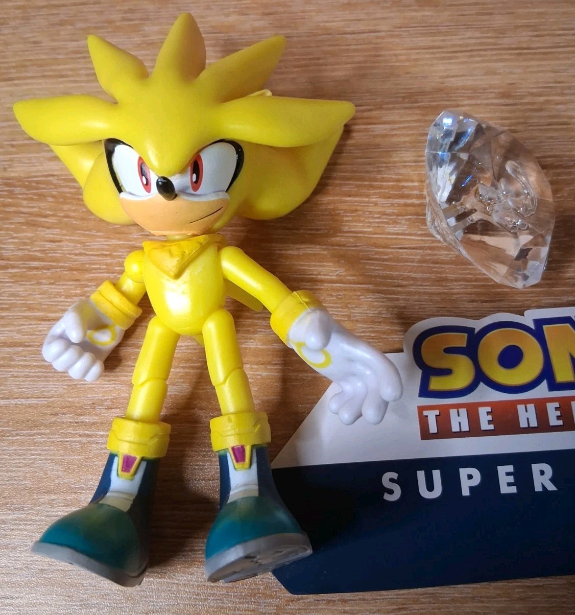 Sonic the Hedgehog SUPER SILVER 4&Prime; Figure Emerald Jakks Pacific