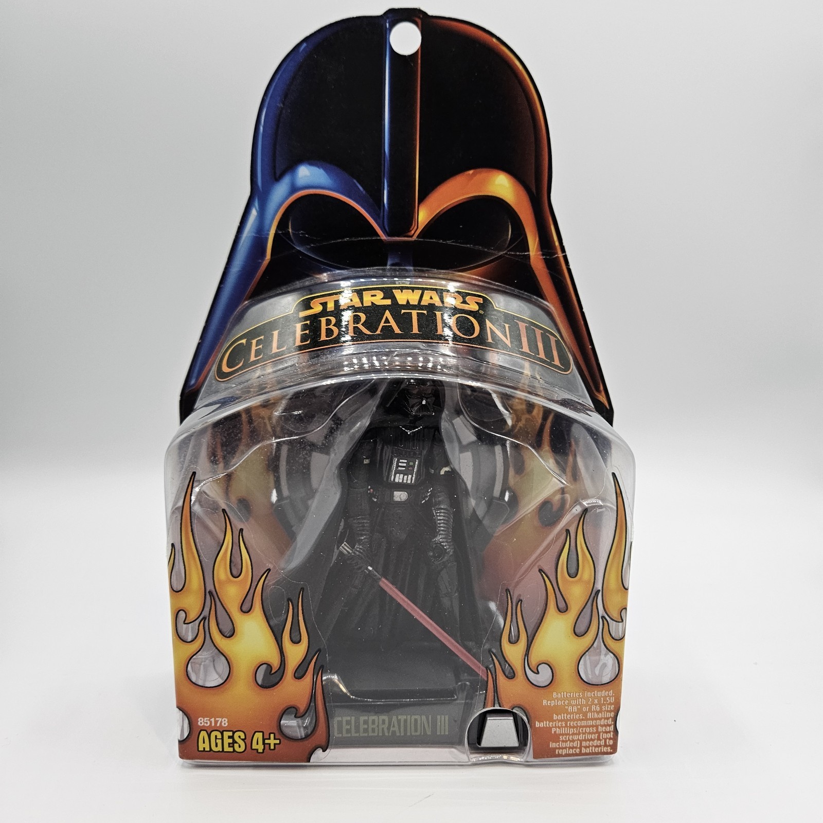 CARDED Star Wars Celebration 3 Darth Vader Figure Exclusive, 2005 WORKS!!