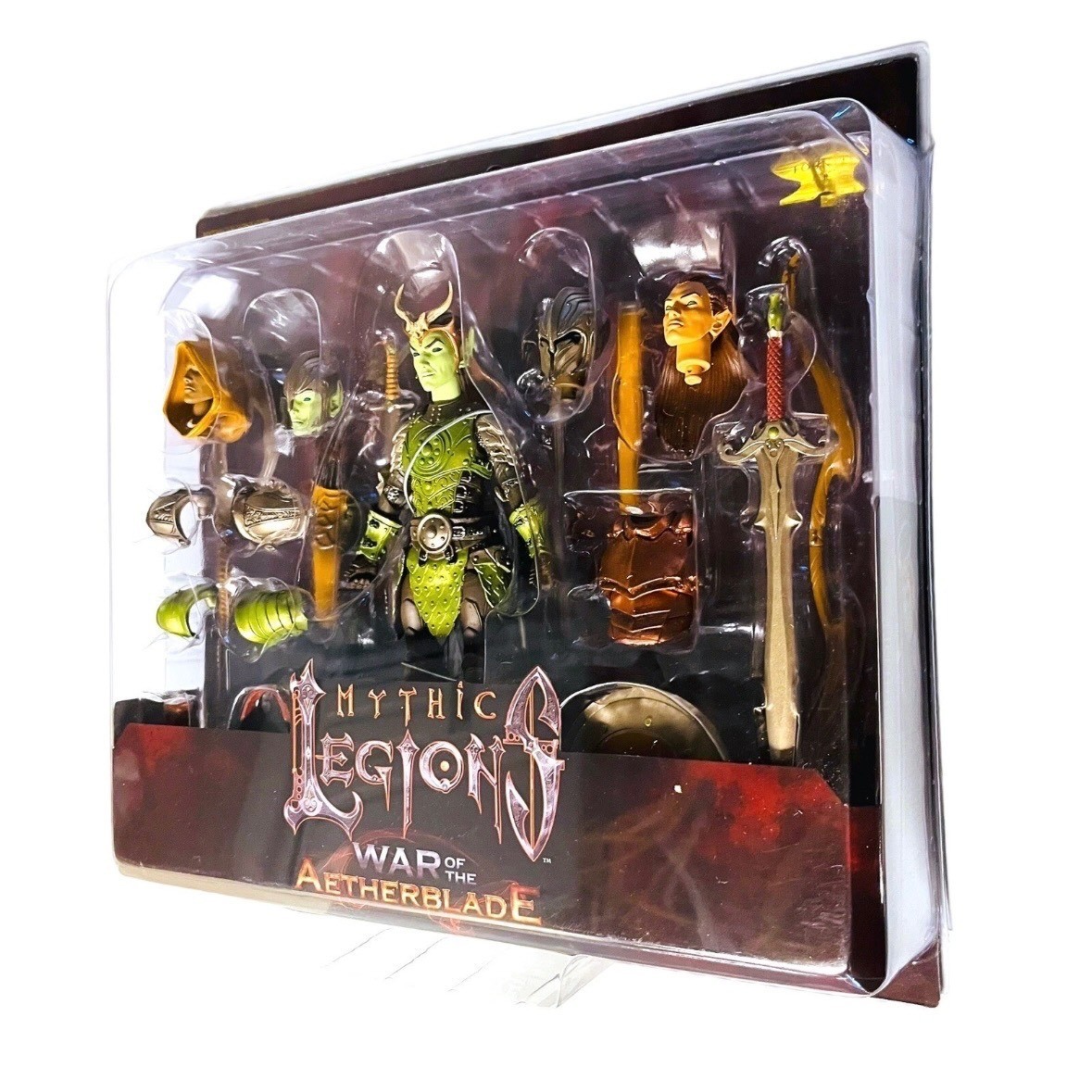 Mythic Legions Tactics War Aetherblade Male Elf Deluxe Legion Builder Bonus Head