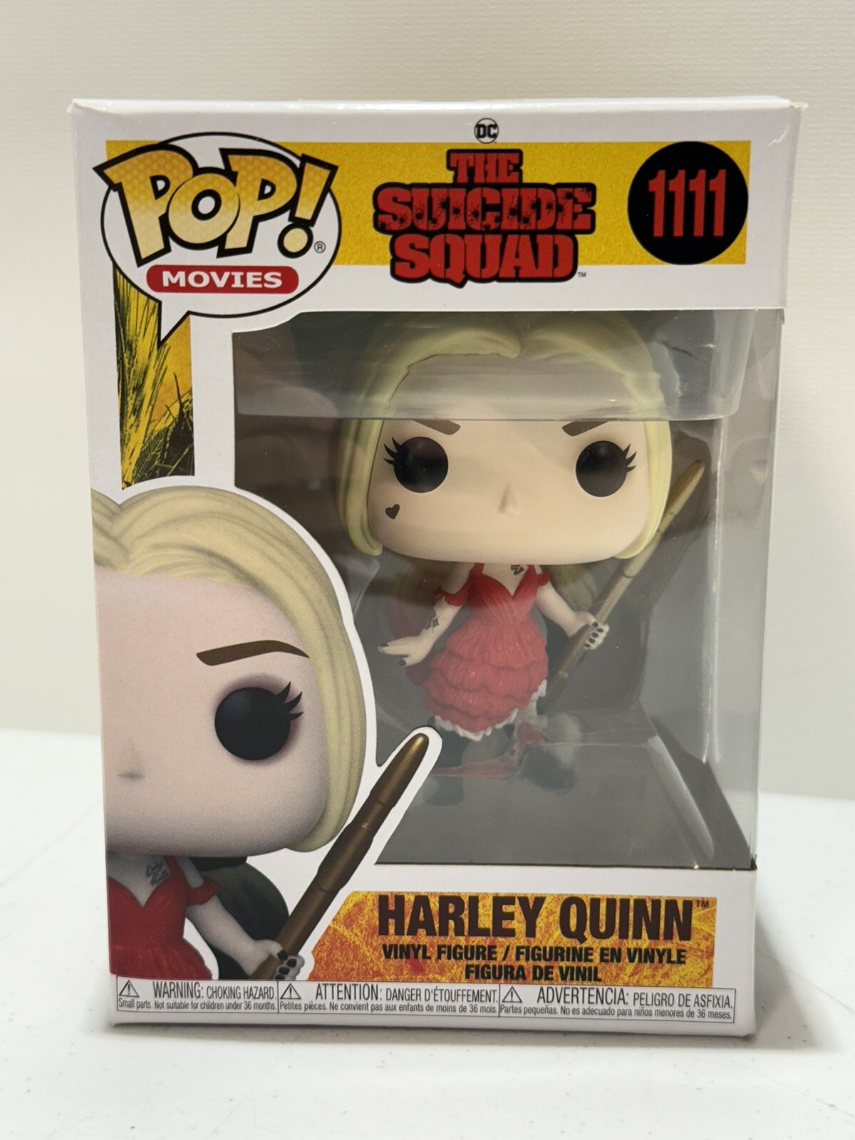 POP! MOVIES HARLEY QUINN THE SUICIDE SQUAD #1111 NEW