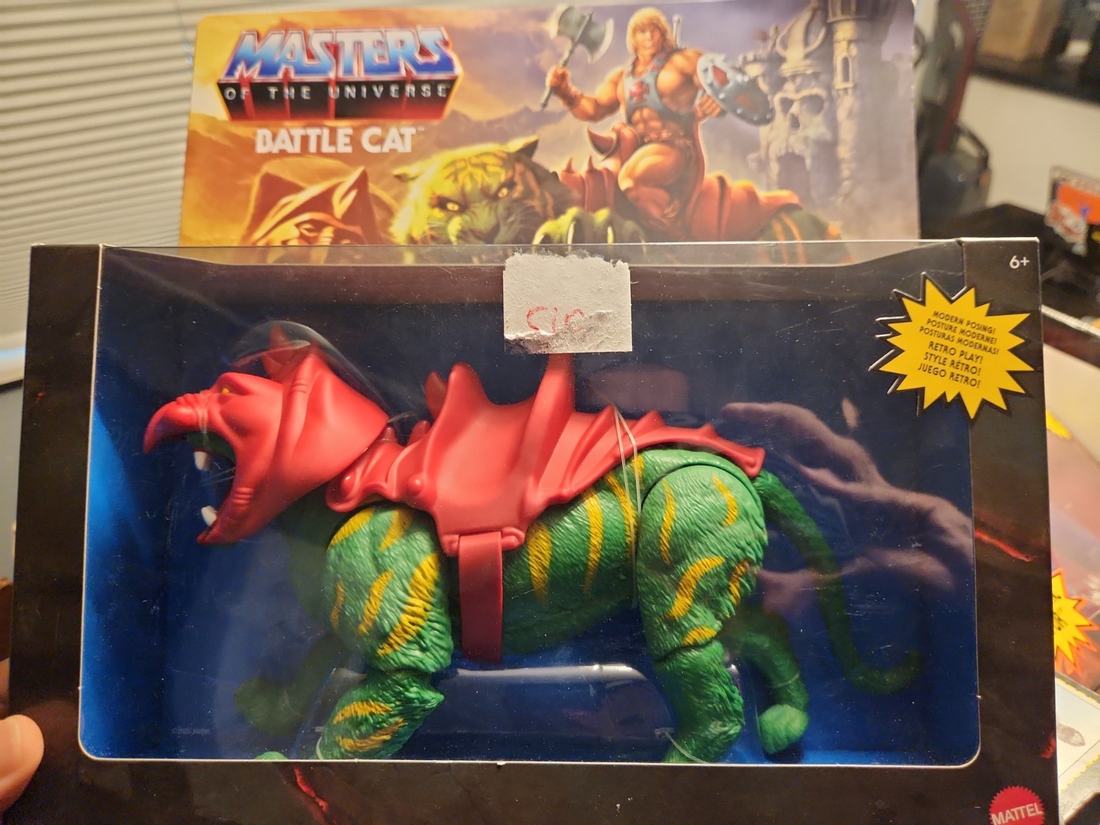 Masters of the Universe Origins Battle Cat 6.75 inch Action Figure Multicolor –