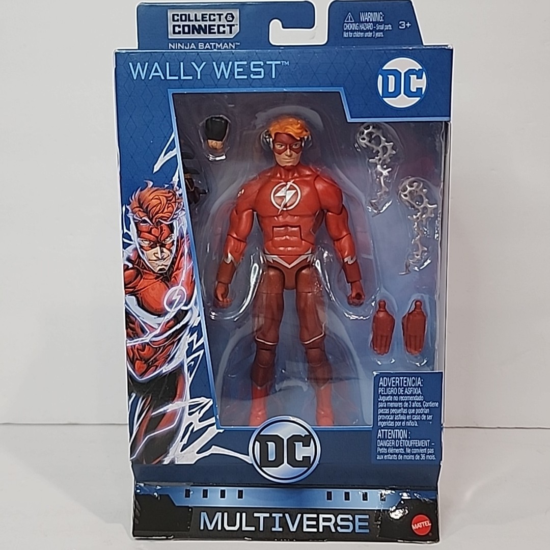 2019 Mattel DC Multiverse Collect & Connect Ninja Batman MISB 6&Prime; Wally West