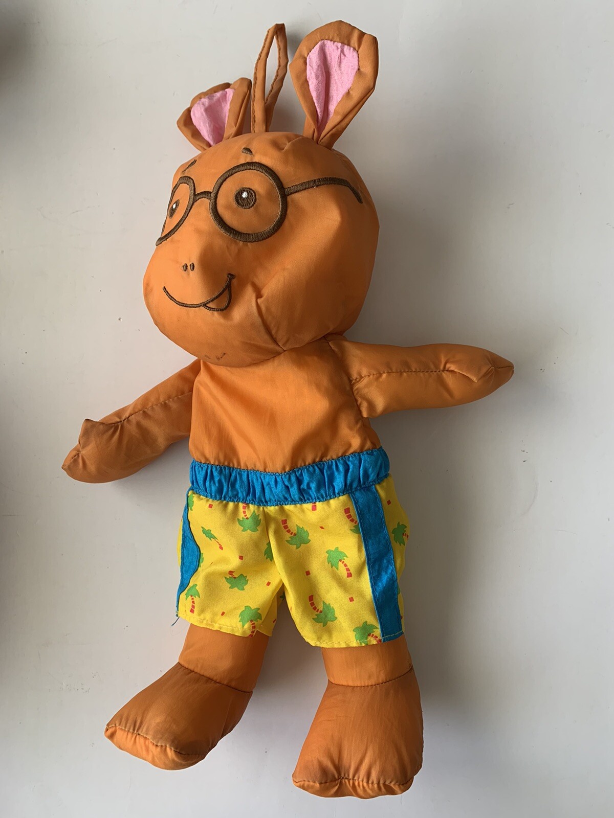 Playskool Hasbro 1997 ARTHUR Plush Stuffed Animal 12” VINTAGE Lightweight