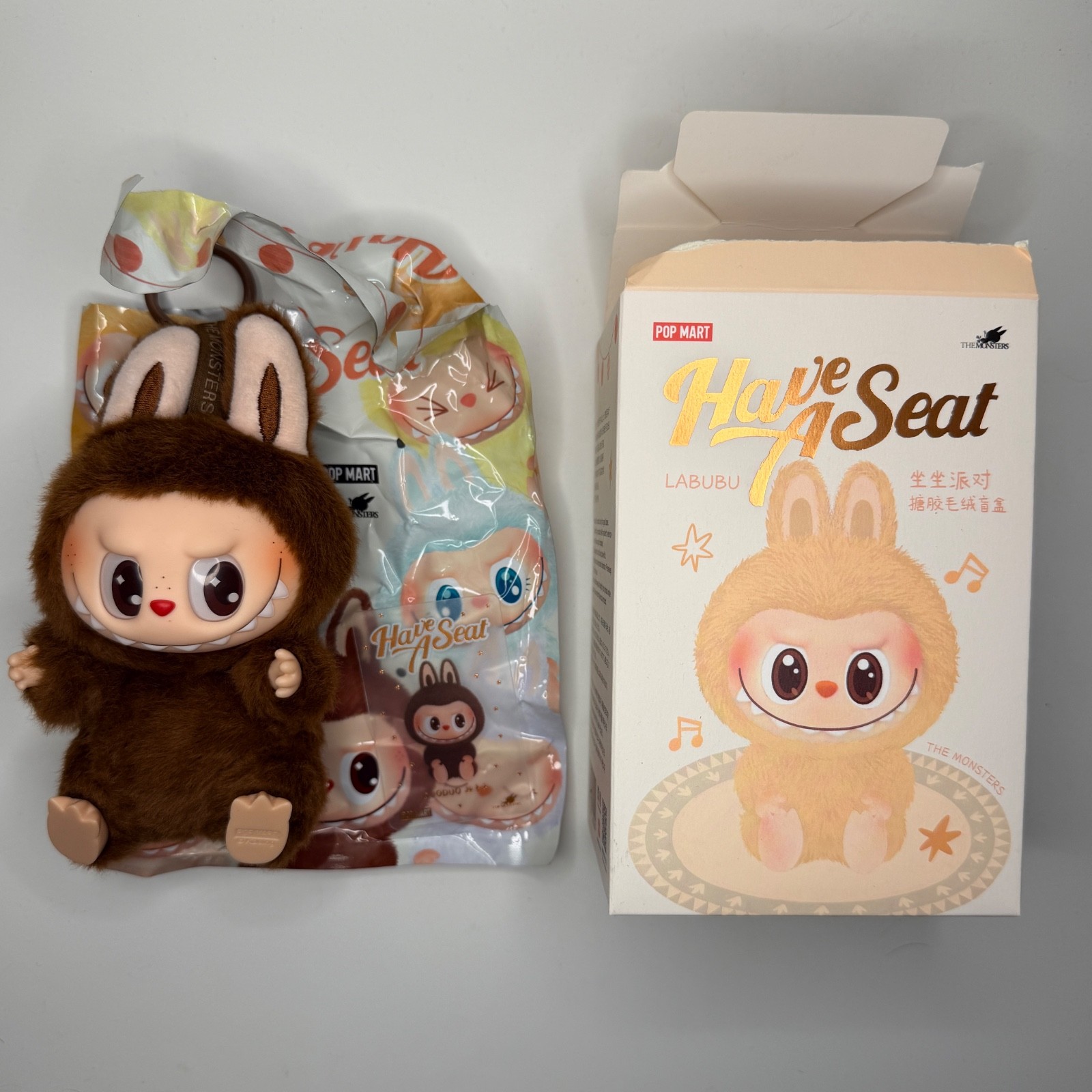 Pop Mart Labubu Have A Seat Duoduo Plush Authentic Verified In Hand Blind Box