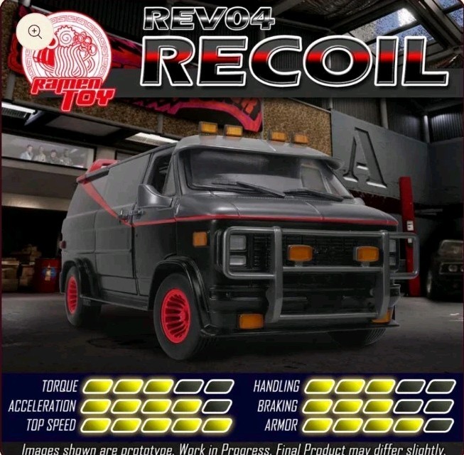 Ramen Economical Vans REV04 RECOIL 1/12 Scale Vehicle BY RAMEN TOY *I SHIP DAILY