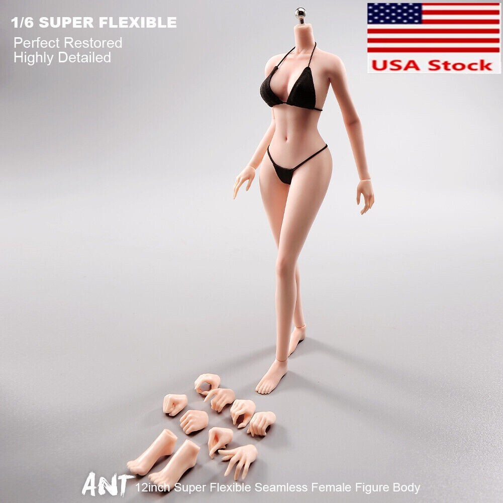 1/6 Normal Large Breast Super Flexible Seamless Body 12 » Makeup Female Figure