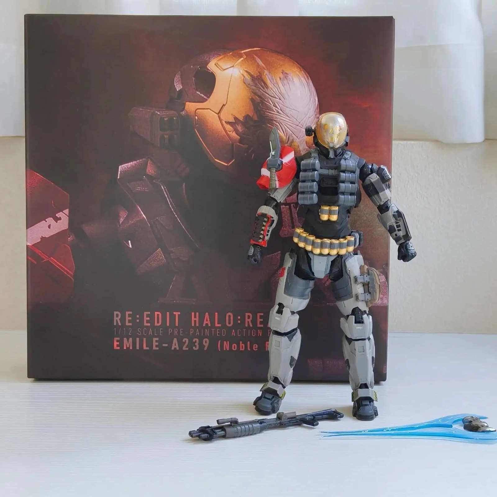 Halo Reach Emile Jun Spartan Noble Team Action Figure 1/12 18cm
