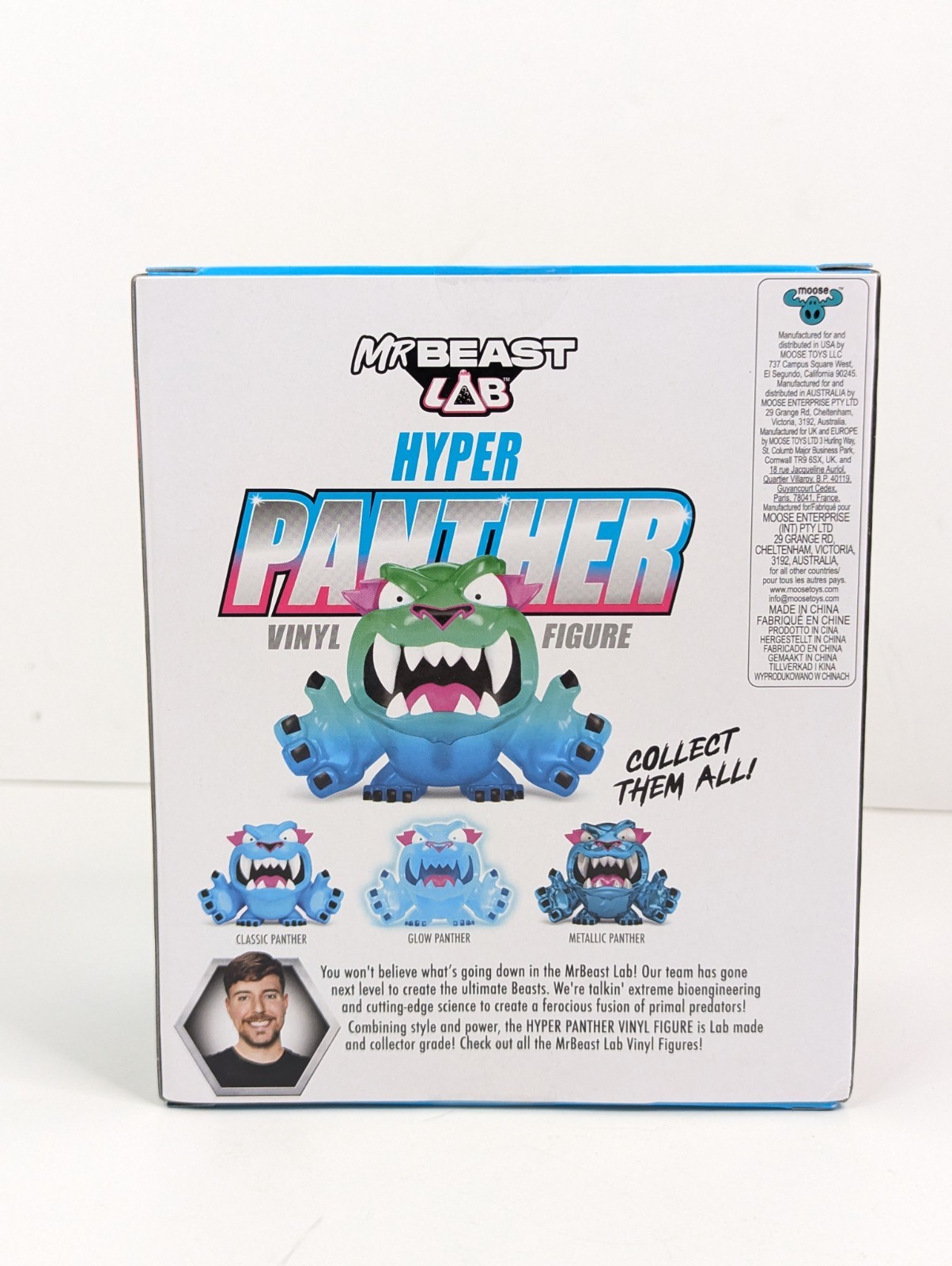 Mr Beast Lab Hyper Panther Vinyl Figure Moose Toys LLC 2023 New