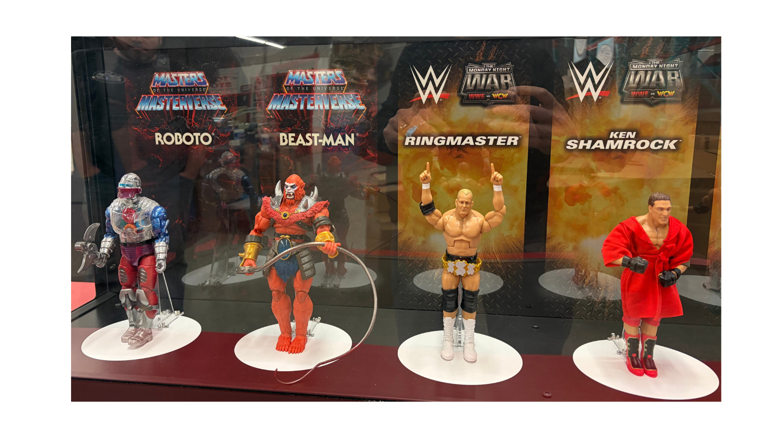 Mattel Retail Store Display Case – WWE Elite Collection & Masters of the Univ.