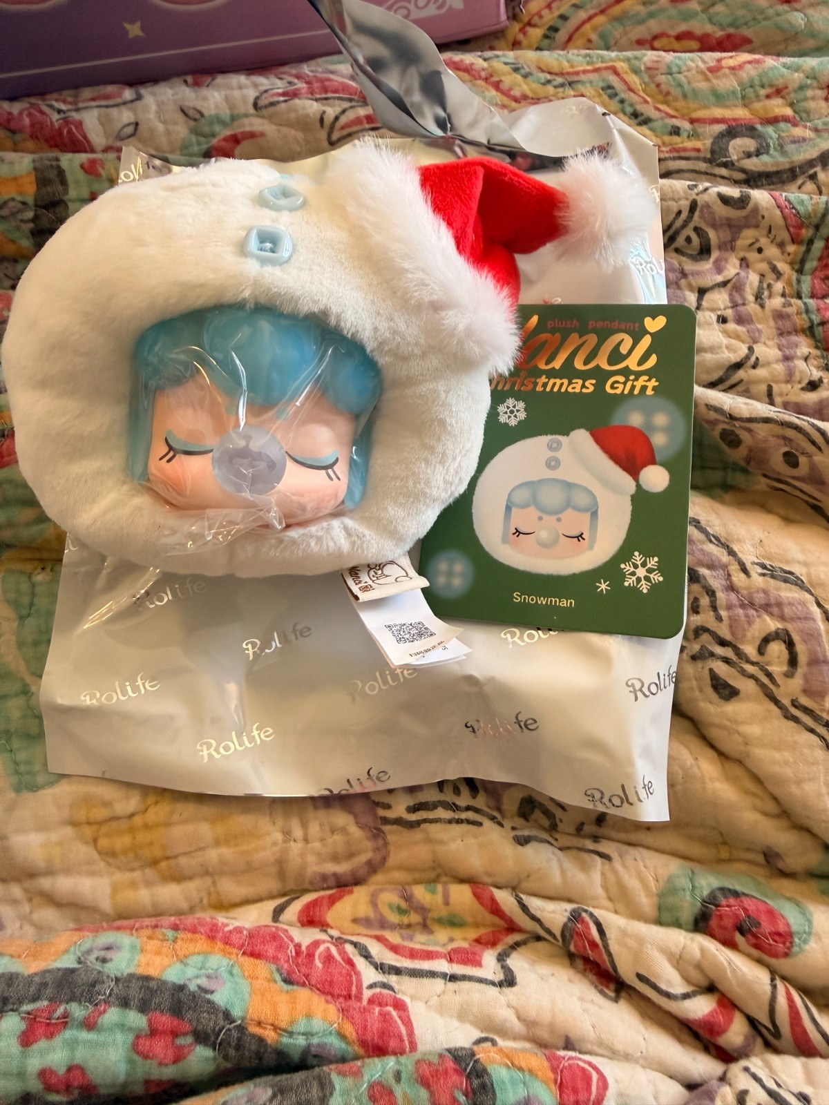 Snowman Rolife Nanci Christmas Gift Series Blind Box Plush Pendant Figure