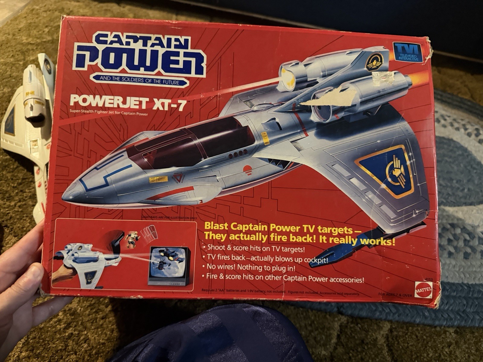 Captain Power Powerjet XT-7 4 Characters and Energizer