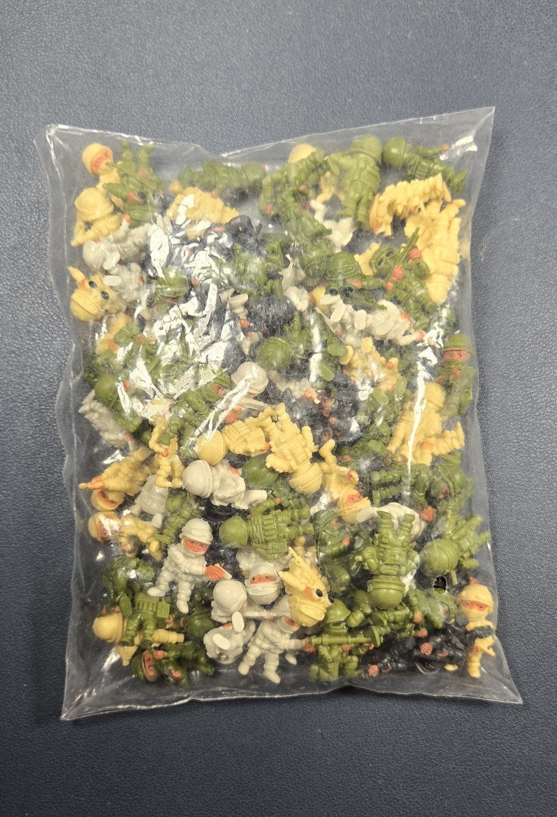 Mini Military Troops, Soldiers Rubber Figures 1 Inch Tall 100 Pcs New Item