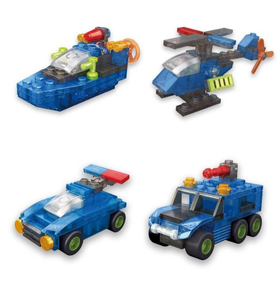Brainstem Crystal Blocks Multi-Action Vehicle(s) New in Box / « You Pick » One