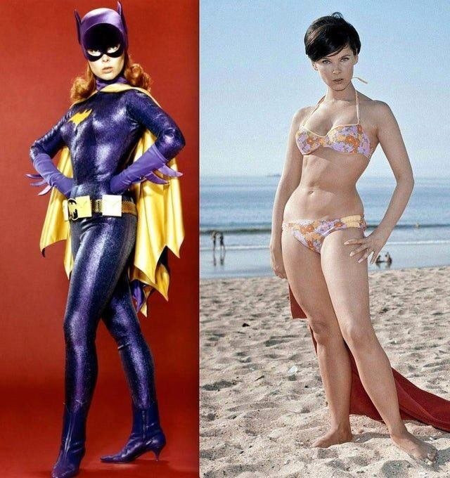 Batman Batgirl 60&rsquo;s TV Show Version 2 Figure Set 3D Printed Yvonne Craig 1:24
