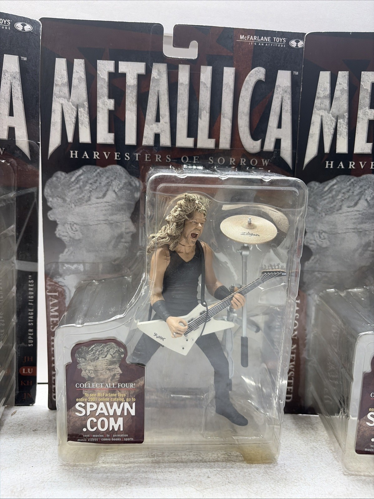 METALLICA- McFarlane Action Figure Set Of 4 Lars, James, Jason, Kirk Unopened 