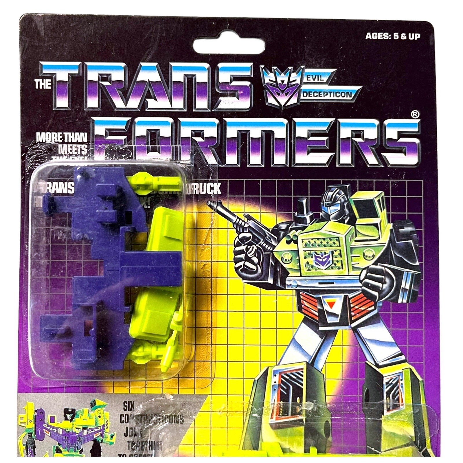 Transforming Constructicon Long Haul Vintage G1 Style Reproduction Devastator