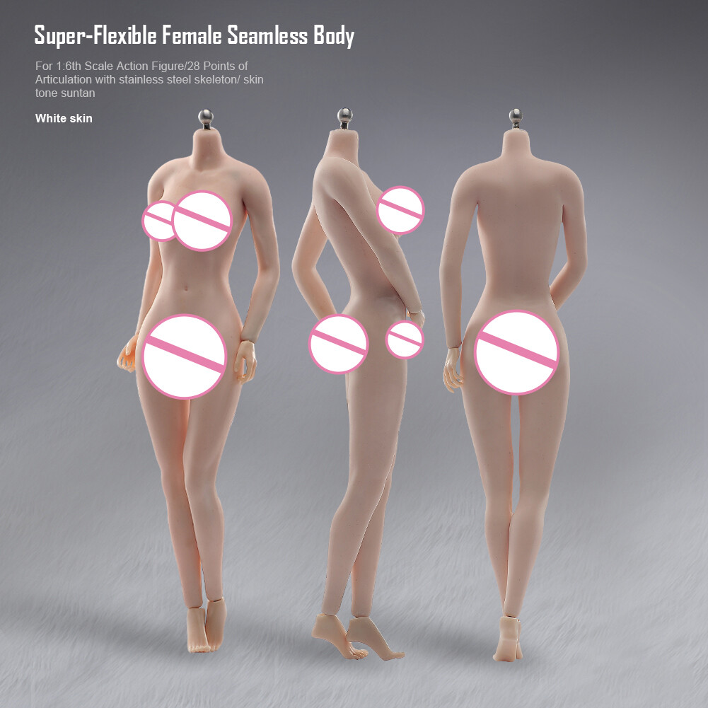 1/6 Female Super Large Bust Breast Seamless Flexible Body For 12 »Figure Model