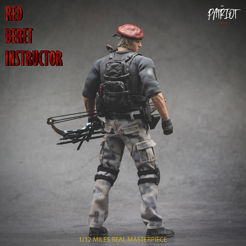 The Patriot Studio 1/12 Red Beret Instructor Jack Krauser Male Action Figure Toy