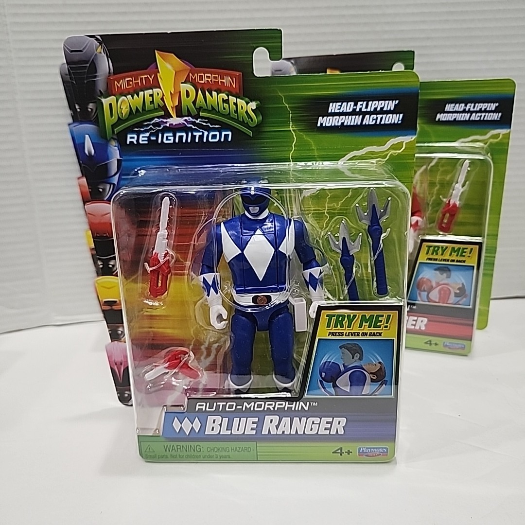 Power Rangers Re-Ignition Auto Mighty Morphin Head-Flippin&rsquo; Lot Set Playmates