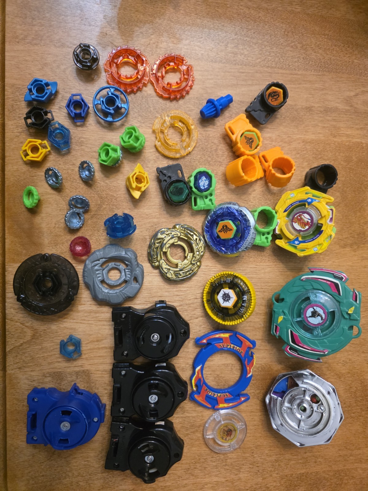 Yellow Metal Coat Twisted Tempo Gold L Drago Fake Beyblade Lot Read Description