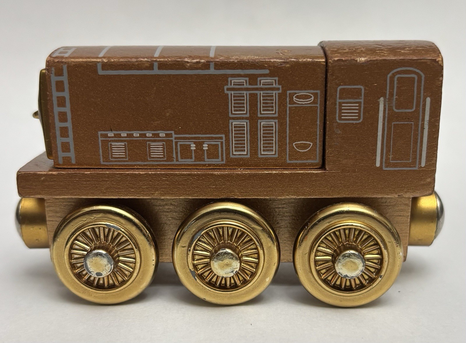Thomas And Friends Engine Limited 60 Year Edition Bronze Diesel Train Gold 2005
