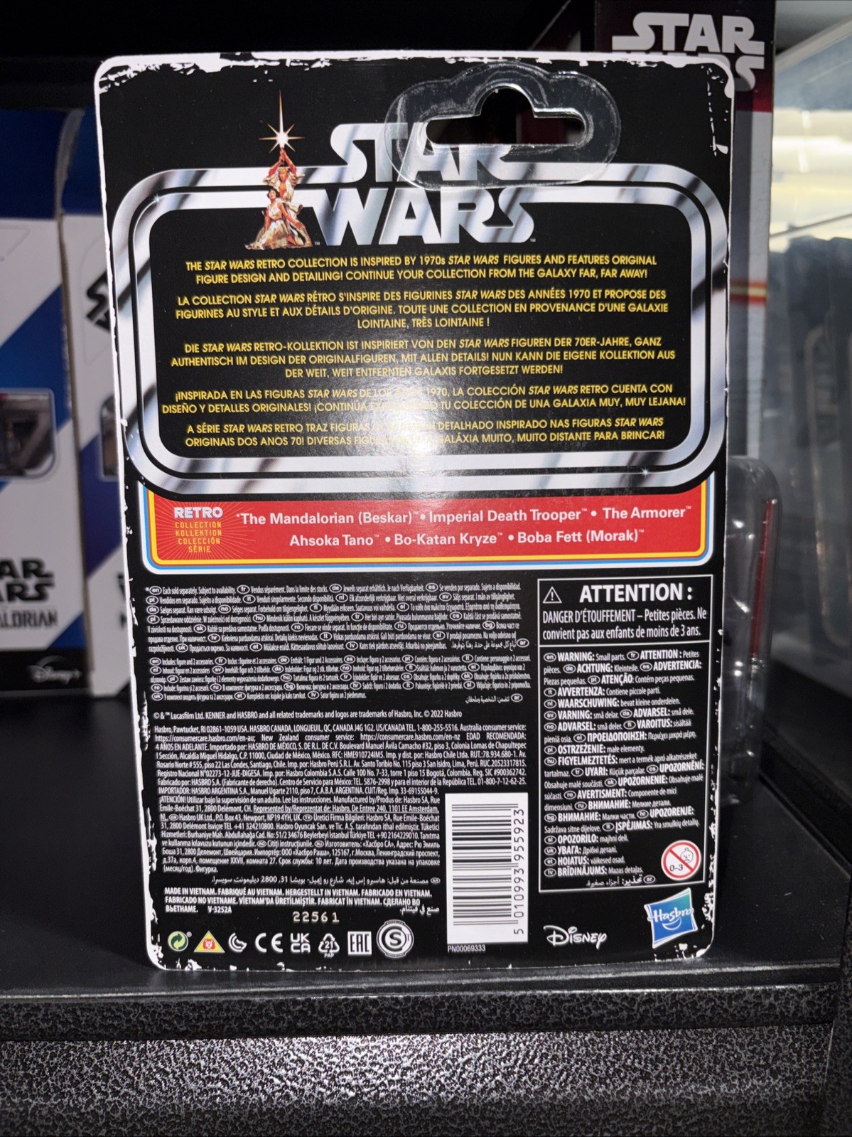 Star Wars Retro Collection The Mandalorian – Boba Fett 3.75&Prime; Figure NICE MINTY