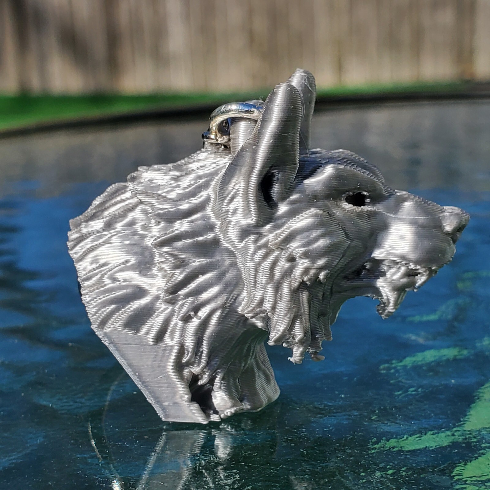 Flexi Keychainz Werewolf Detailed 3d Wolf Silver Tone KeyChain Choose Color