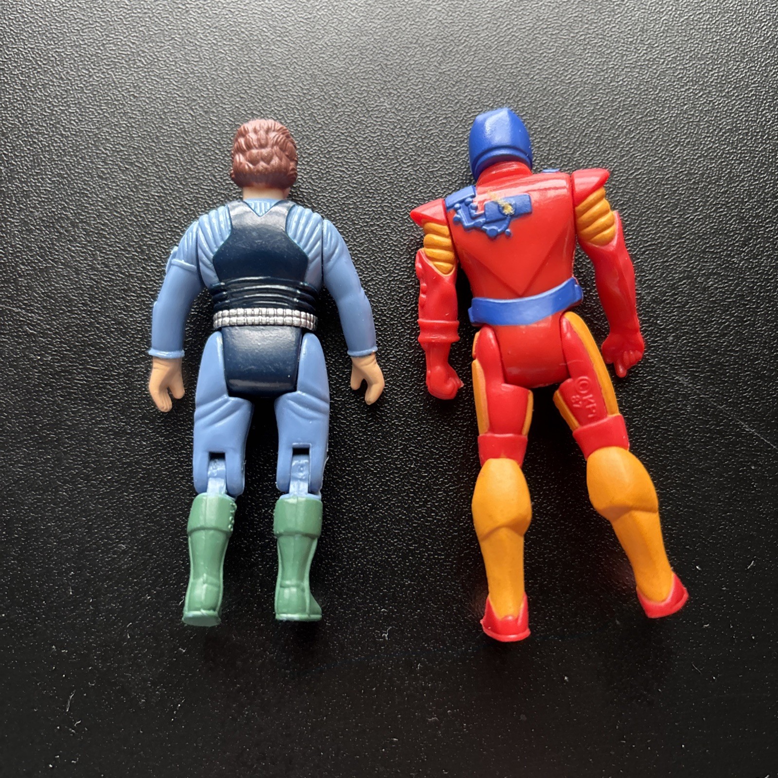 KENNER VTG SKY COMMANDERS OUTRIDER COMMANDER REX KLING 3&Prime; ACTION FIGURE + Dino