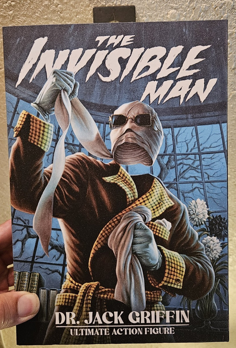 The Invisible Man Dr. Jack Griffin Ultimate 7&Prime; Figure Neca New Free Shipping