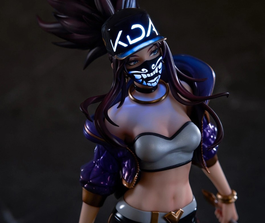 Original APEX League of Legends LOL K/DA Akali 1/7 Figure Statue Collection Gift