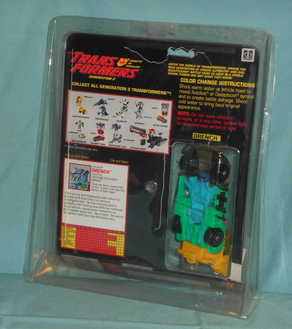 original G2 Transformers DRENCH 100% COMPLETE + original OPENED package FREESHIP