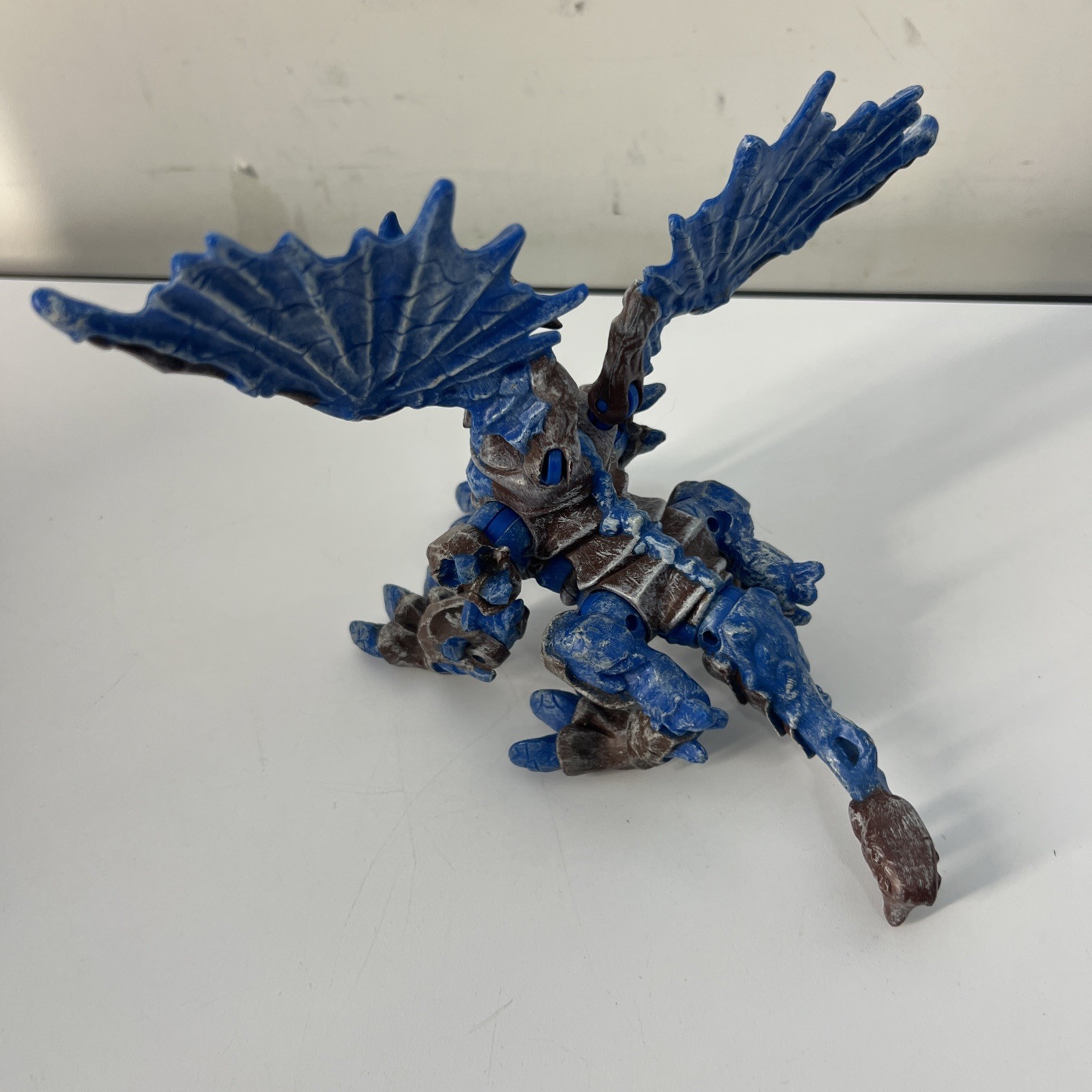 Frost Dragon Fire & Ice Mega Bloks Dragons #9893 7.5&Prime; Long Figure 123024AST