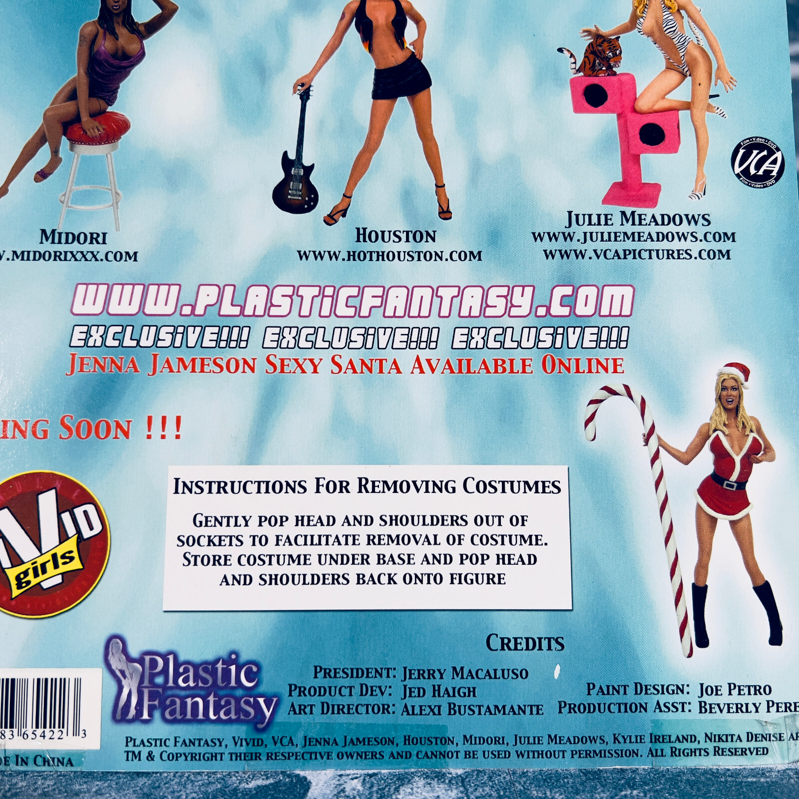 PLASTIC FANTASY ADULT XXX SUPERSTARS SERIES 1 FULL SET with SEXY SANTA VARIANT!!