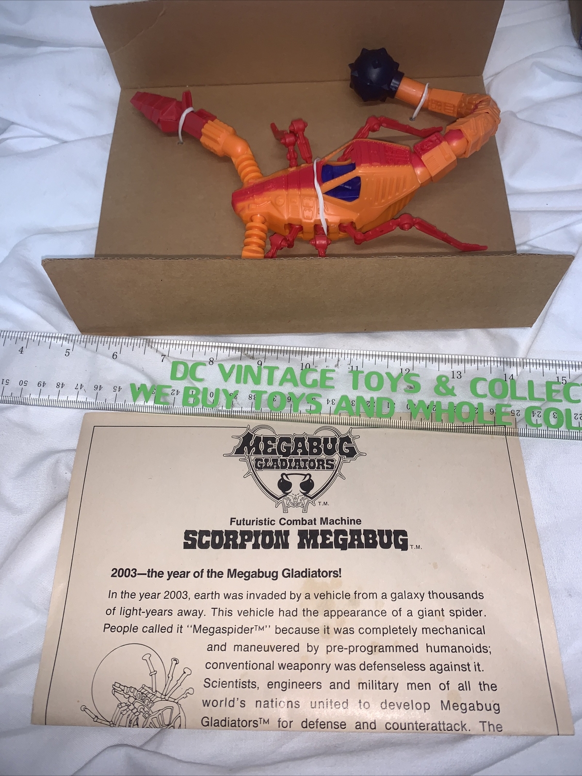 Vintage 1979 Kenner MegaBug Gladiators Scorpion MegaBug NEW IN OPENED BOX L@@K!!