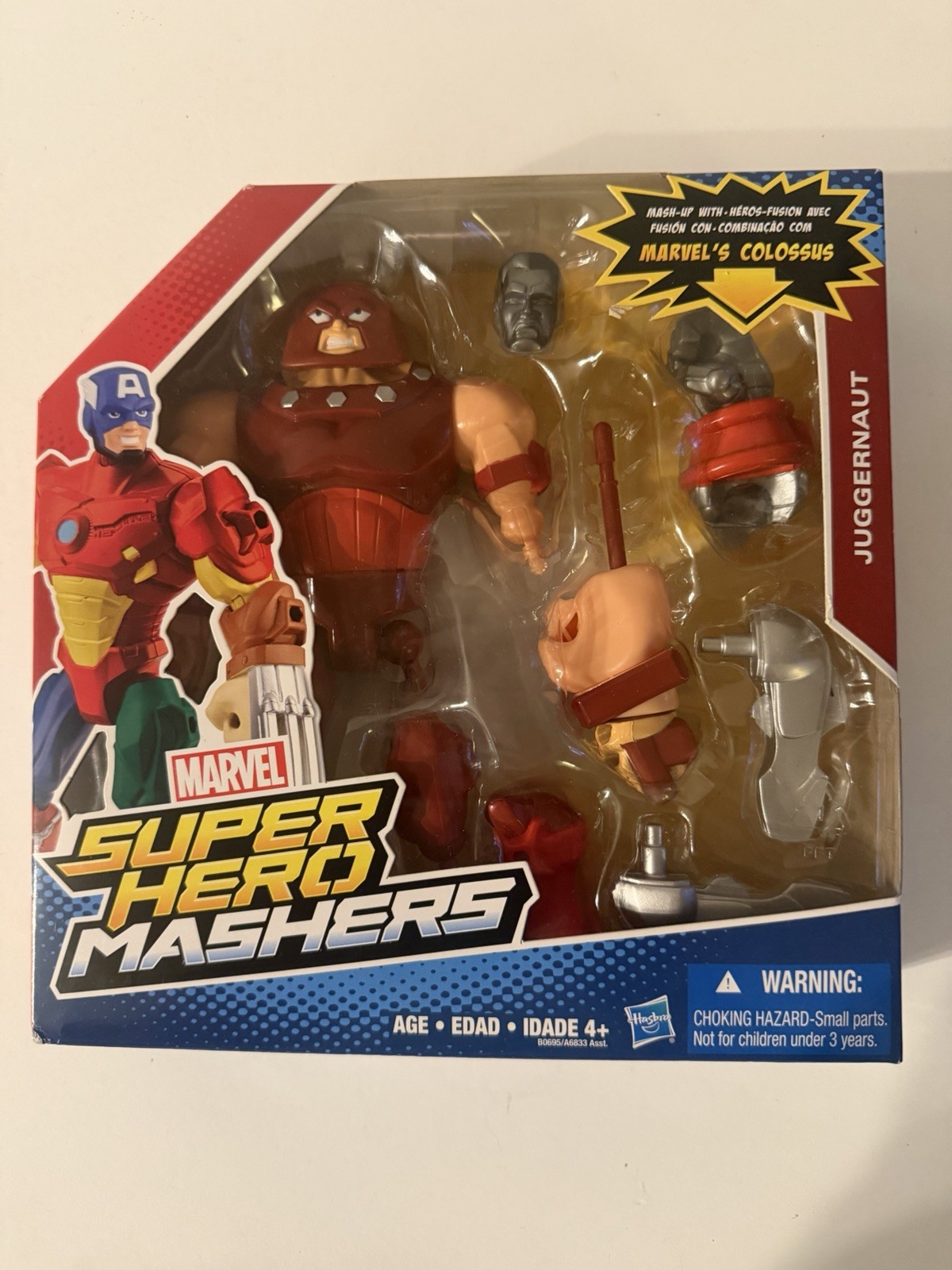 Marvel Super Hero Mashers Deluxe Juggernaut & Colossus. New Sealed Hasbro 2014
