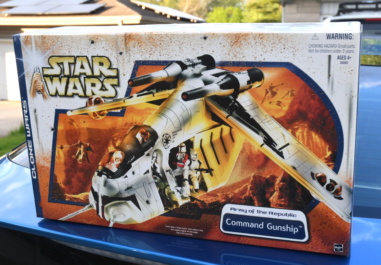 Hasbro Star Wars AOTC 2003 Army of the Republic Command Gunship New (Clone)