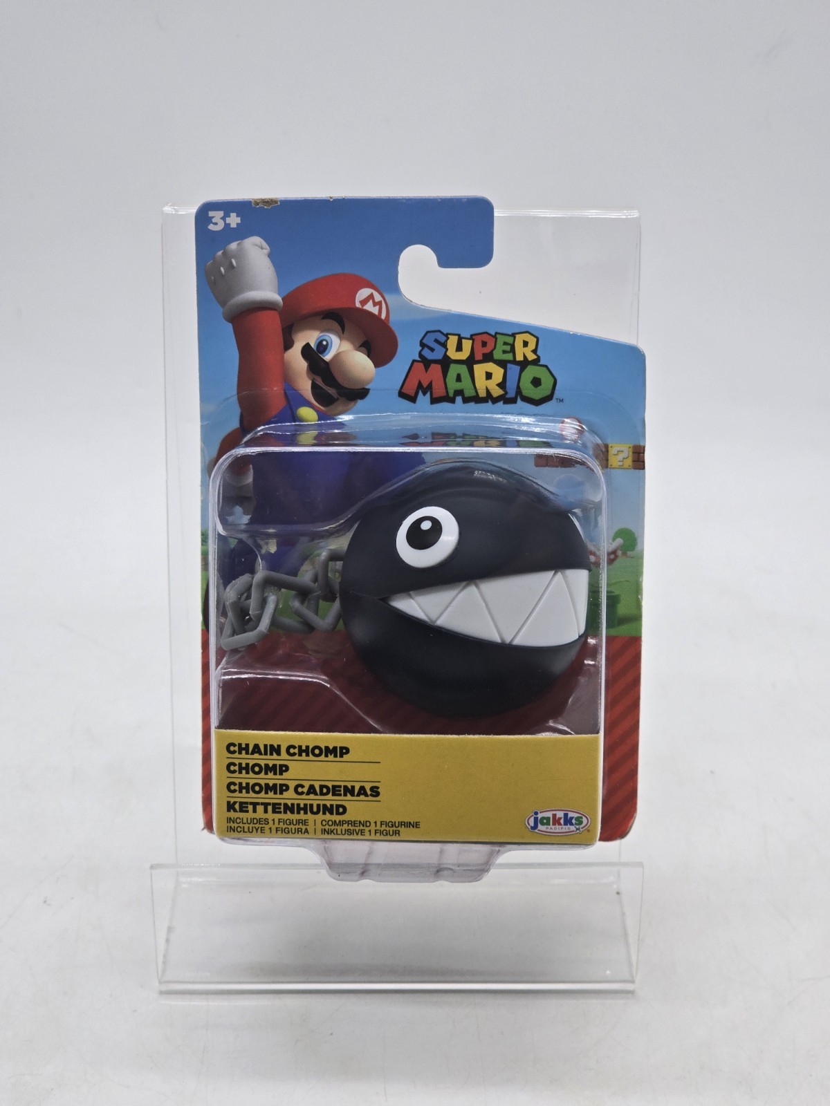 Bullet Bill Super Mario Bros 2.5&Prime; Nintendo Figure Jakks Pacific Chain Chomp